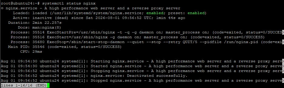 Статус службы PostgreSQL или Redis